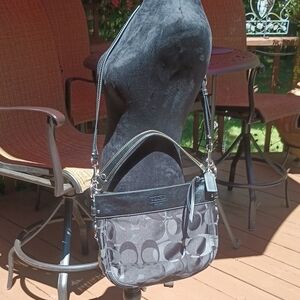 Signature Black Shoulder Bag